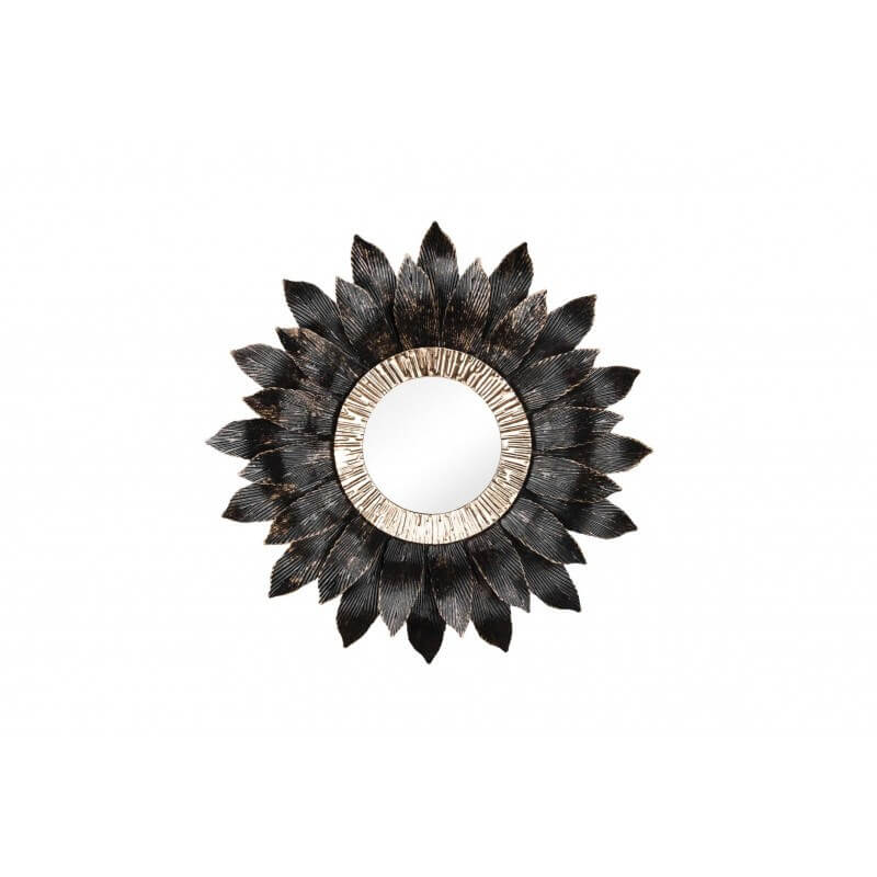 Cauti o oglinda LILLY neagra in forma de floare, din metal, design modern, elegant, pentru camera de zi, dormitor sau hol?
