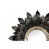 Cauti o oglinda LILLY neagra in forma de floare, din metal, design modern, elegant?
