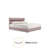 Cauti un Pat tapitat ALKISTIS 180x200 powder cu lada de depozitare, nou, confortabil?