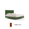 Cauti un pat tapitat ANTIGONE 160x200 verde cu somiera, nou, spatios, confortabil?