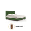 Cauti un pat tapitat ANTIGONE 180x200 verde cu somiera, nou?