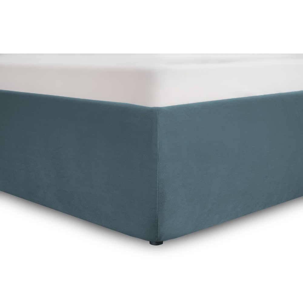 OFERTA PALERMO - Pat tapitat cu somiera fixa, aqua