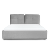 Cumpara verona pat tapitat gri deschis cu lada depozitare - Paturi ajustabile 160-180 x 200 dormitor