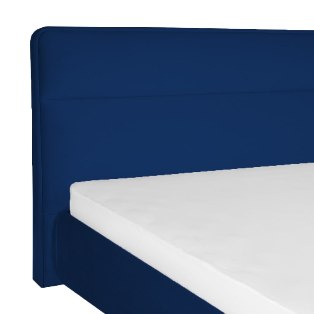 Cauti un pat NAPOLI pat tapitat denim cu somiera fixa - dormitor 160 x 200?