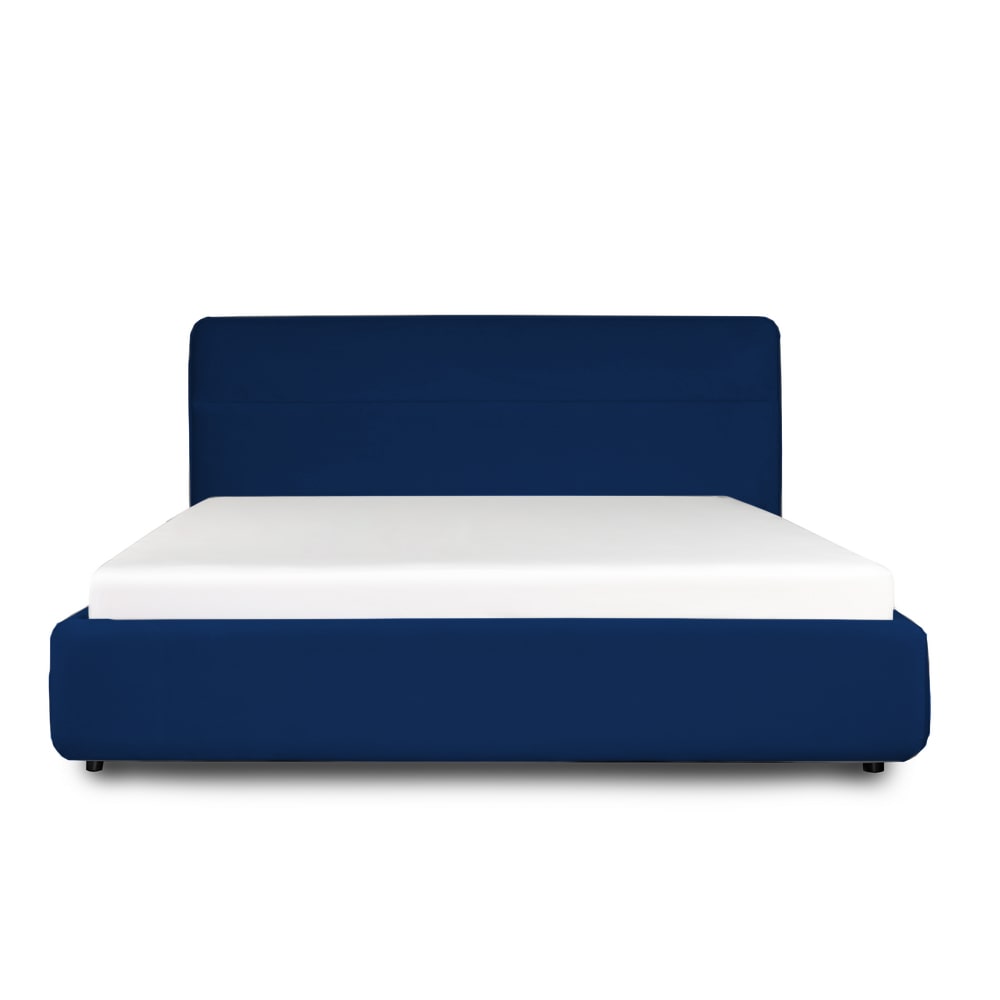 NAPOLI pat tapitat denim cu somiera fixa - dormitor 160 x 200