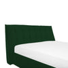 Cauti un pat RIMINI, pat tapitat verde inchis cu somiera si lada de depozitare?