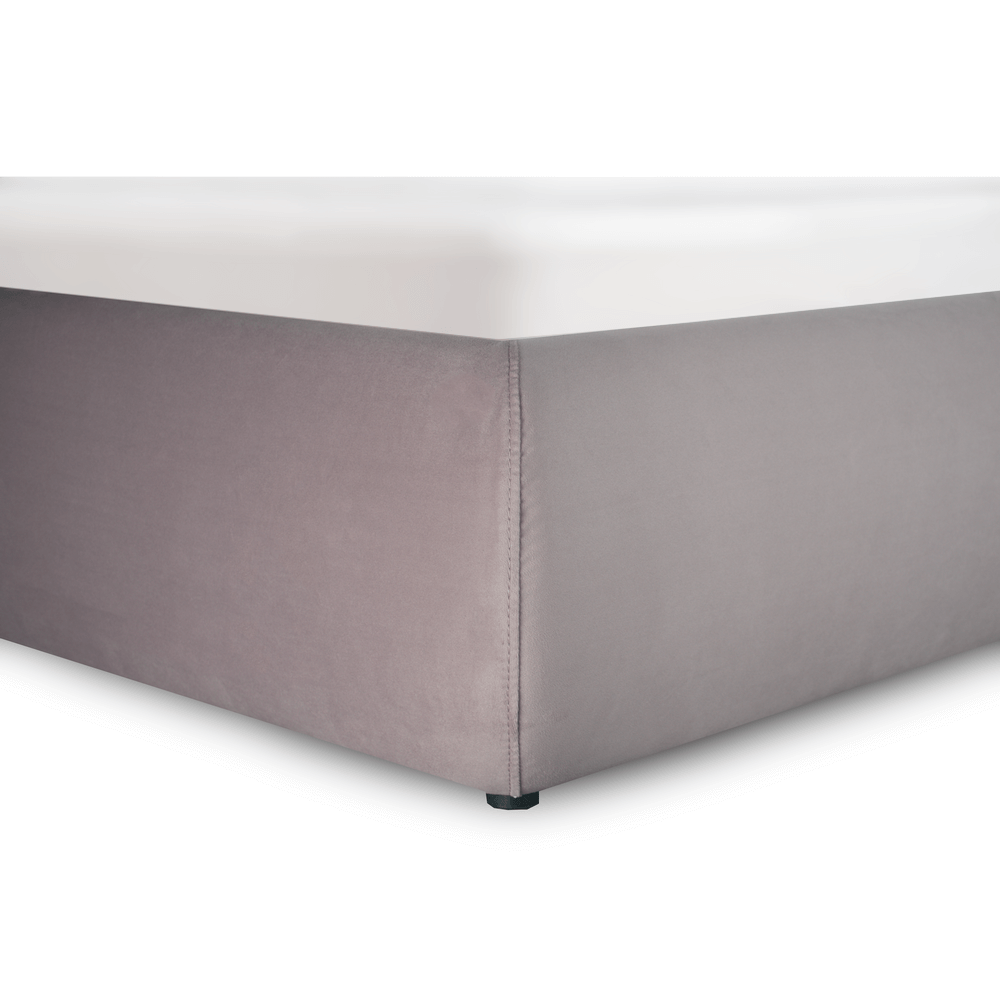 Oferta Paturi cu lada depozitare incapatoare - Padova, tapitat crem, pat pentru dormitor cu lada depozitare