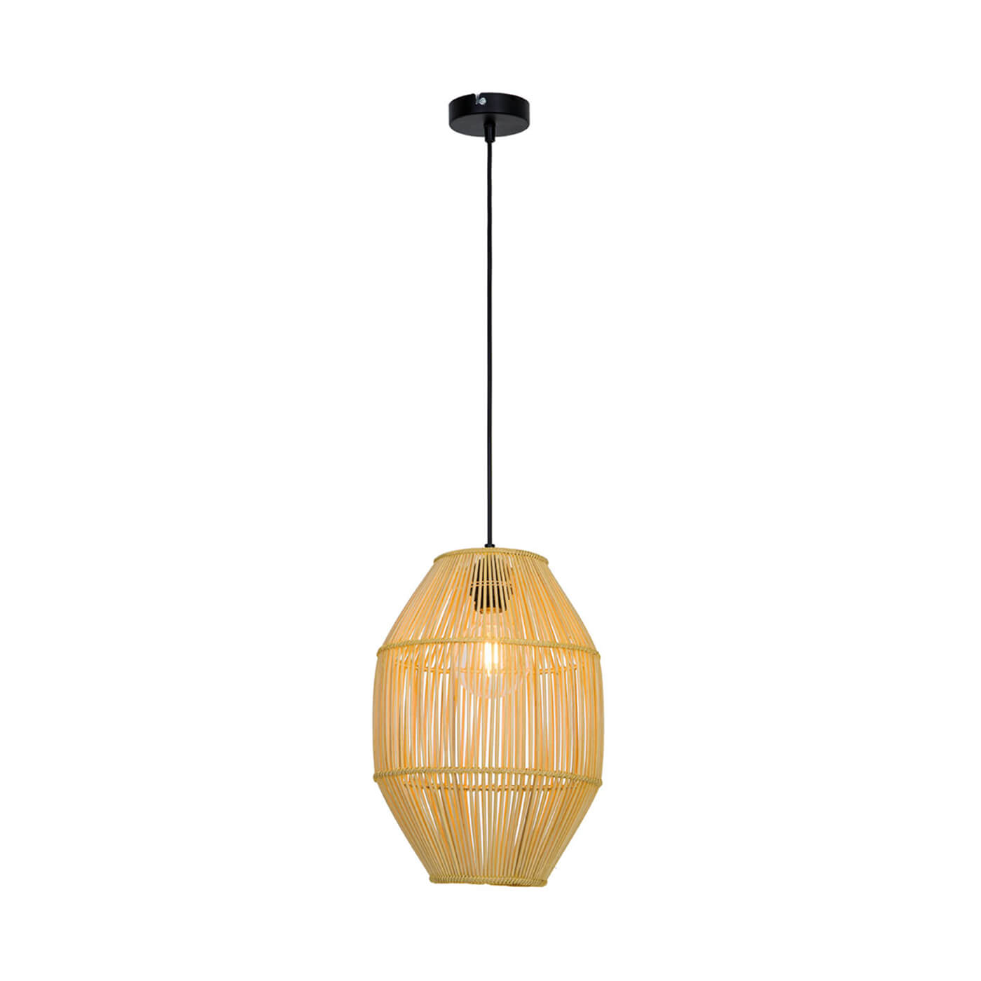 Cauti un pendul ANTEO 27 din ratan, design modern, pentru living, dining sau dormitor din colectia de lustre si candelabre Domicilio?
