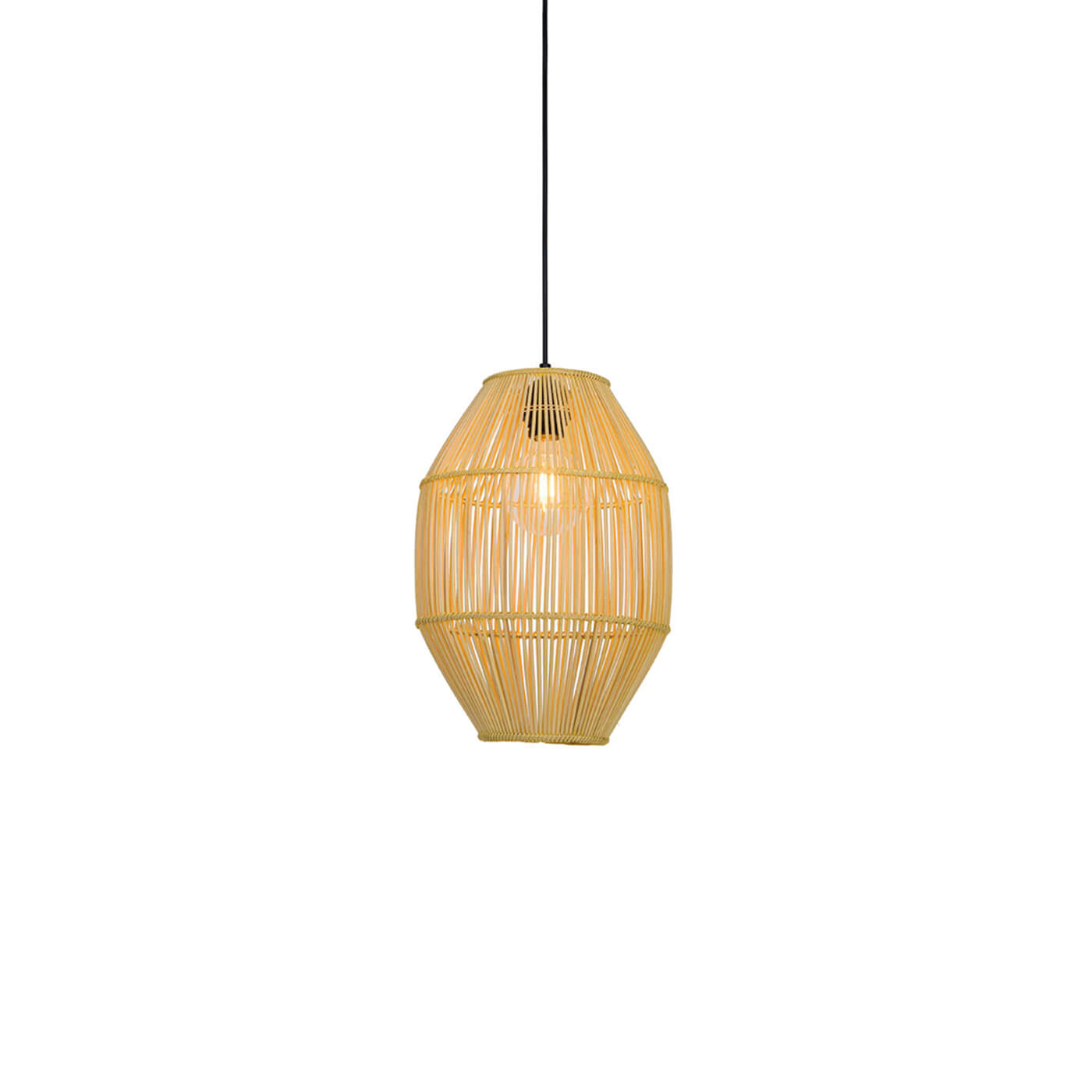 Cauti un pendul ANTEO 27 din ratan, design modern, pentru living, dining sau dormitor din colectia de lustre si candelabre Domicilio?