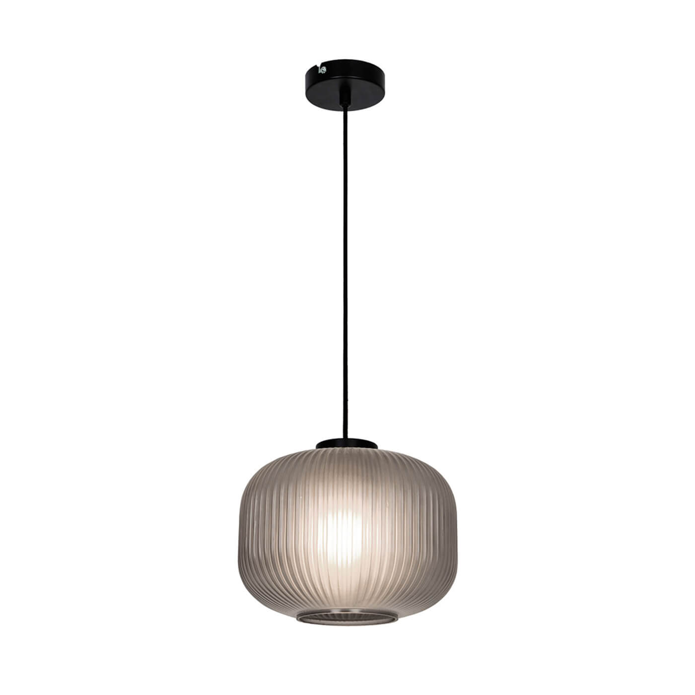 Cauti un pendul ASTOR S1 cu abajur fumuriu din sticla, design modern, elegant, pentru living, dining sau dormitor din colectia de lustre si candelabre Domicilio?