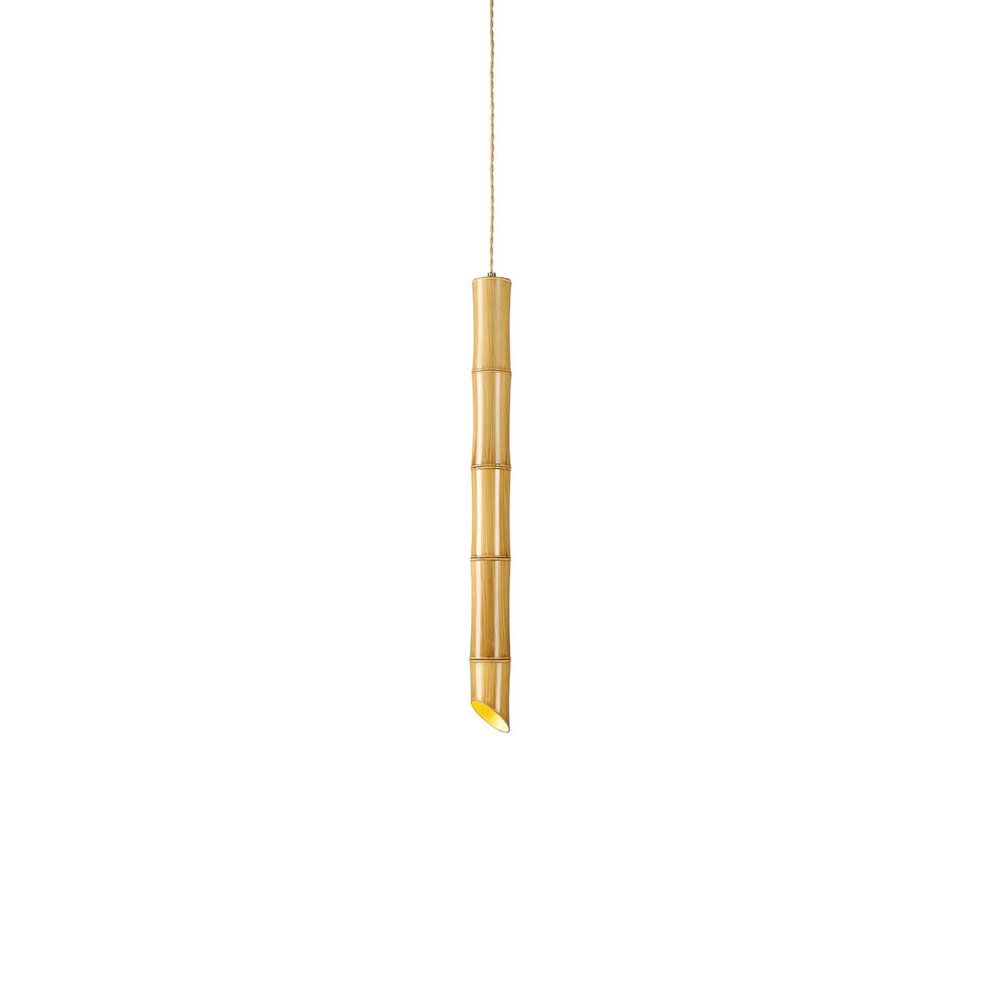 Cauti un pendul BAMBOO natur, design modern, glam, pentru living, dining sau dormitor din colectia de lustre si candelabre Domicilio?