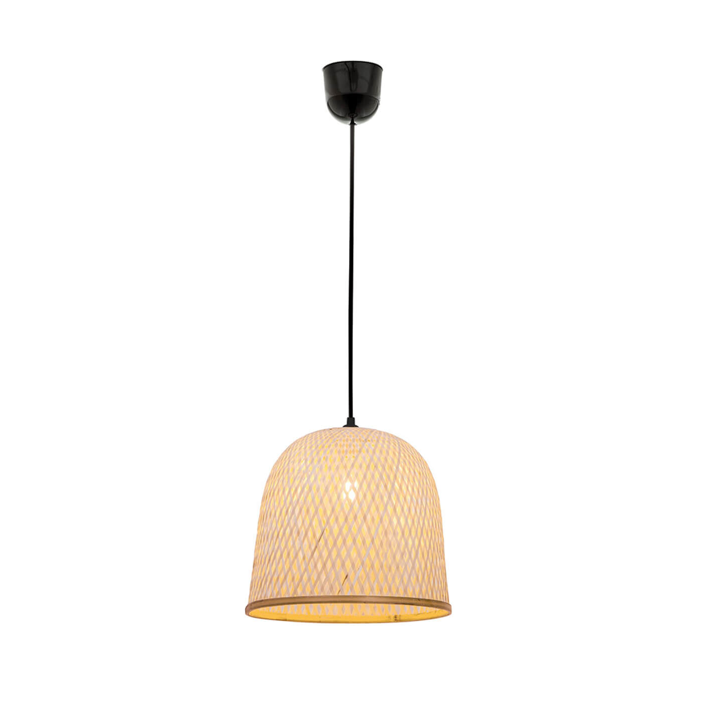 Cauti un pendul CASPER S2 din ratan si lemn, design modern, pentru living, dining sau dormitor?