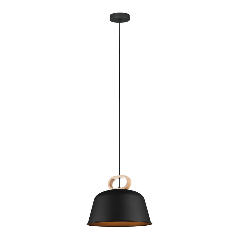 Cauti un pendul CLIP negru, design modern, pentru living, dining sau dormitor din colectia de lustre si candelabre Domicilio?