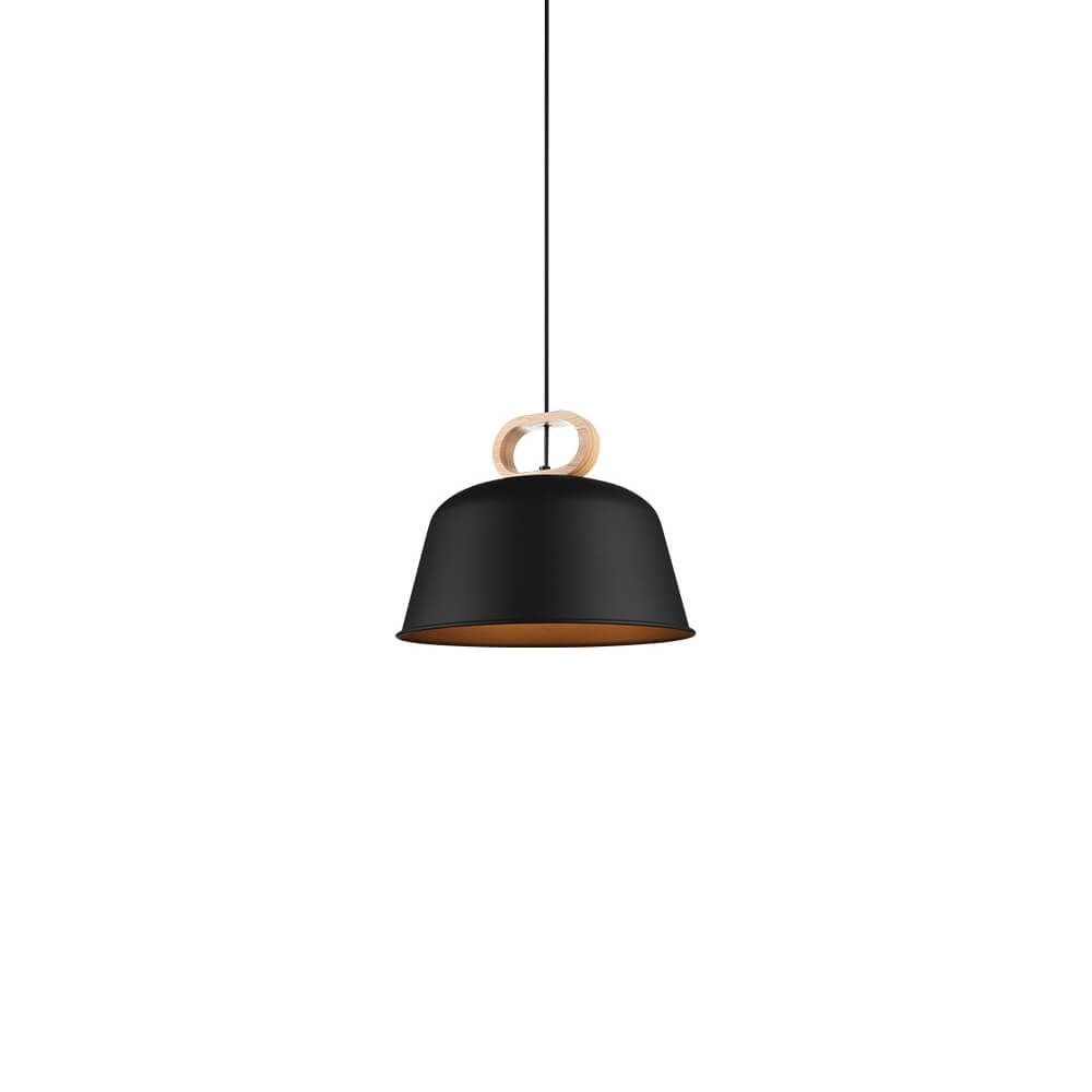 Cauti un pendul CLIP negru, design modern, pentru living, dining sau dormitor din colectia de lustre si candelabre Domicilio?