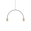 Pendul GISELLE SC2 – Design glam, chic, modern, Corp de iluminat din metal pentru living, dining