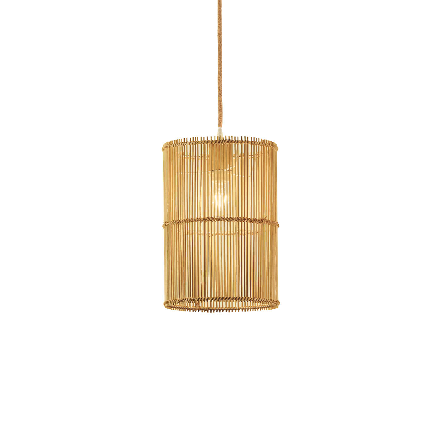 Cauti un pendul LETA din ratan si lemn, design modern, minimalist, pentru living, dining sau dormitor din colectia de lustre si candelabre Domicilio?