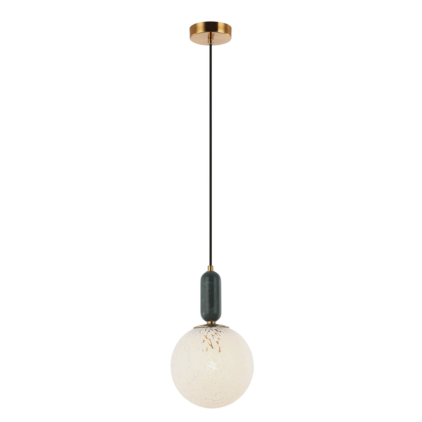 Cauti un pendul POLLY S1 cu glob de sticla, design modern, pentru living, dining sau dormitor din colectia de lustre si candelabre Domicilio?