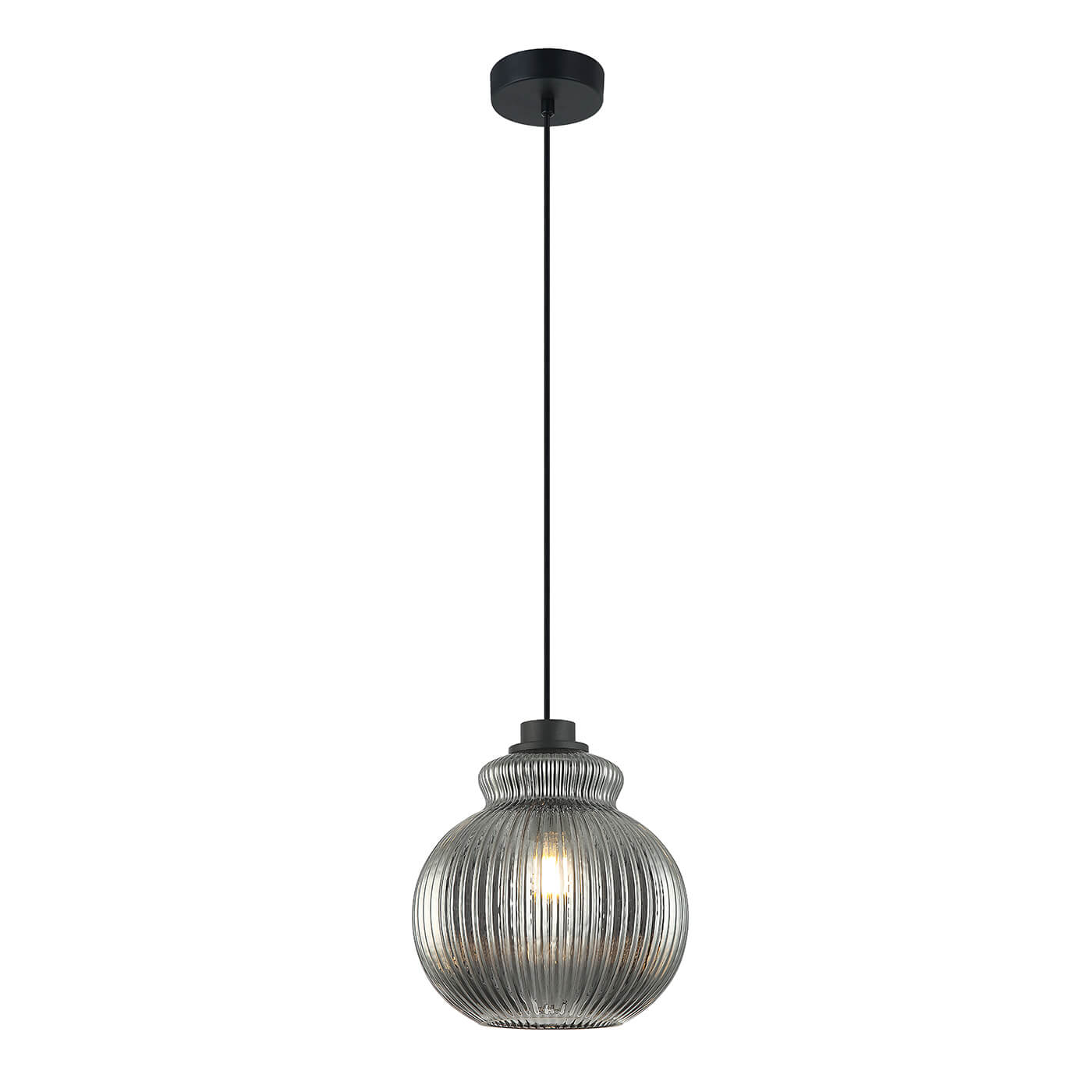 Cauti un pendul SHARON S2 cu glob de sticla, design modern, pentru living, dining sau dormitor din colectia de lustre si candelabre Domicilio?