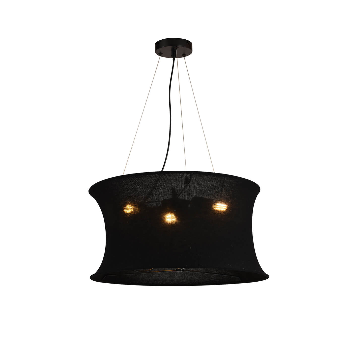 Cauti un pendul TRUMPET S2 negru, design modern, pentru living, dining sau dormitor din colectia de lustre si candelabre Domicilio?