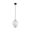 Cauti un pendul alb BOHO S1 cu glob din sticla, design modern, elegant, pentru living, dining sau dormitor?