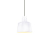 Pendul alb LAZE - Design restaurant, cafenea, office space