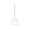 Pendul alb LAZE - Design modern, minimalist din metal