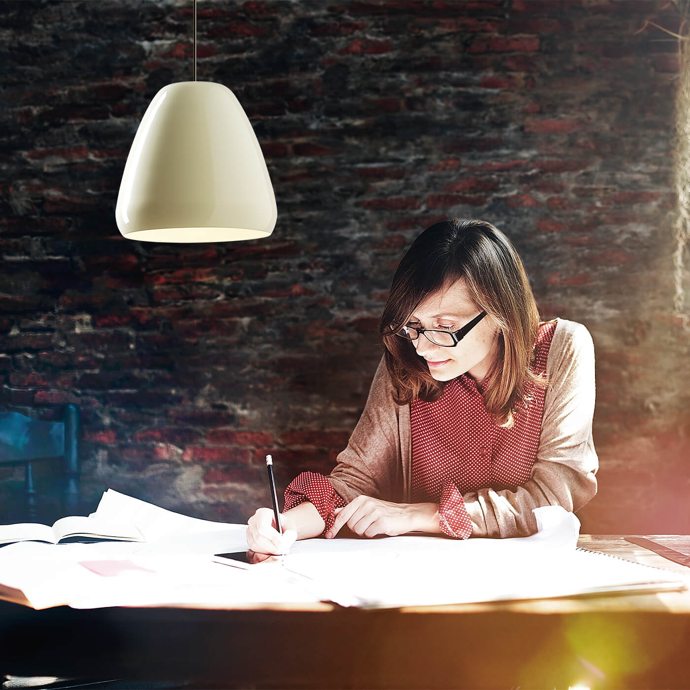 Pendul alb RANG – Corp de iluminat design modern din colectia de lampi suspendate si lustre DOMICILIO