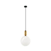 Cauti un pendul auriu NEPTUNE cu glob de sticla, design elegant, modern, pentru living, dining sau dormitor?