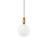 Cauti un pendul auriu NEPTUNE cu glob de sticla, design elegant, modern, pentru living, dining sau dormitor din colectia de lustre si candelabre Domicilio?