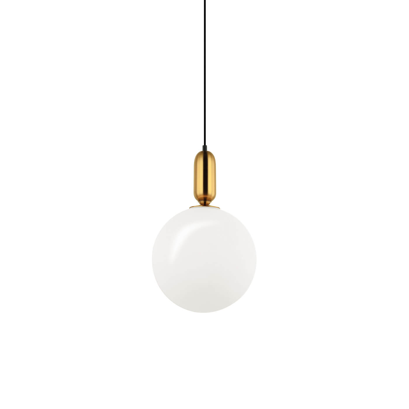 Cauti un pendul auriu NEPTUNE cu glob de sticla, design elegant, modern, pentru living, dining sau dormitor din colectia de lustre si candelabre Domicilio?