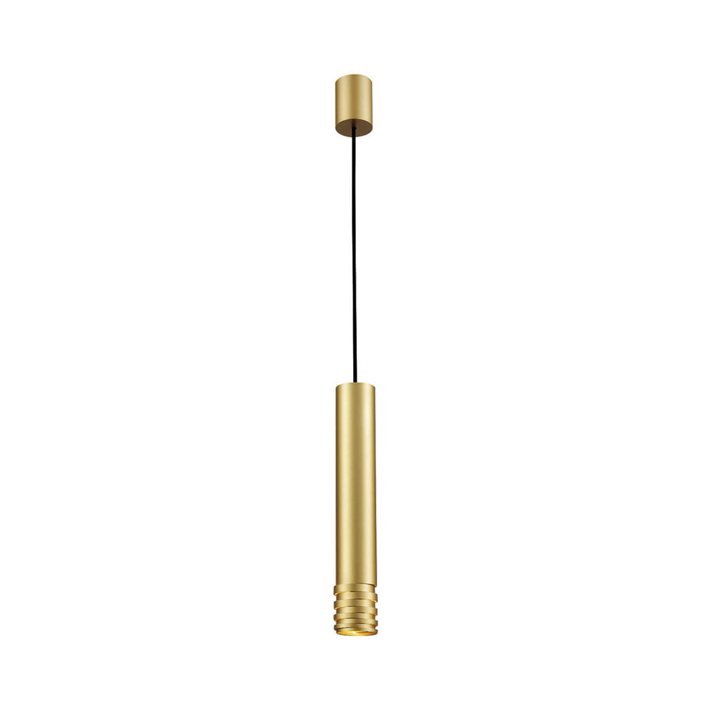 Cauti un pendul auriu PALOMA din metal, design minimalist, modern, pentru living, dining sau dormitor din colectia de lustre si candelabre Domicilio?