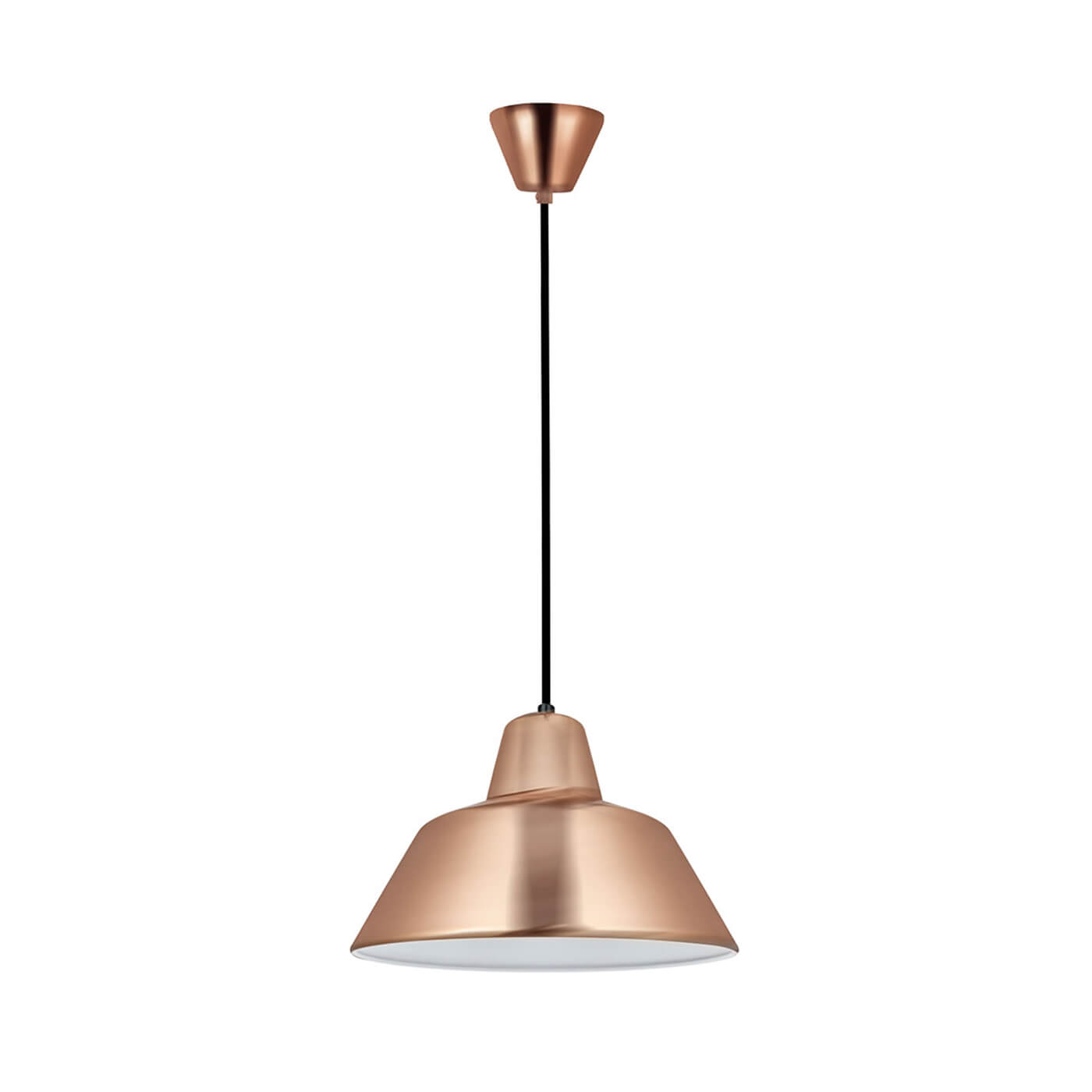 Cauti un pendul cuprat GLEN din metal, design modern, minimalist, pentru living, dining sau dormitor din colectia de lustre si candelabre Domicilio?