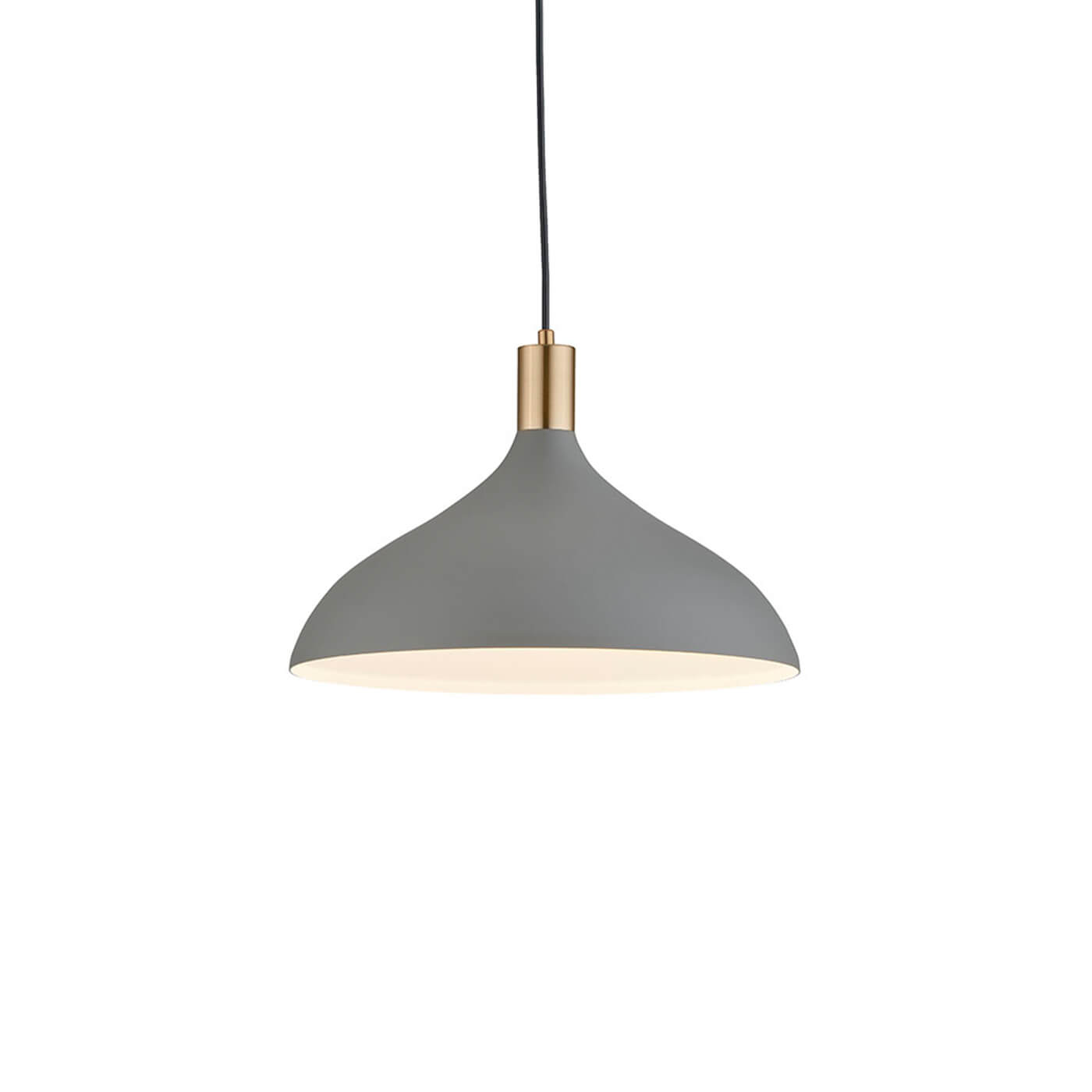 Cauti un pendul gri LAMAS S2 din metal, design modern, minimalist, pentru living, dining sau dormitor din colectia de lustre si candelabre Domicilio?