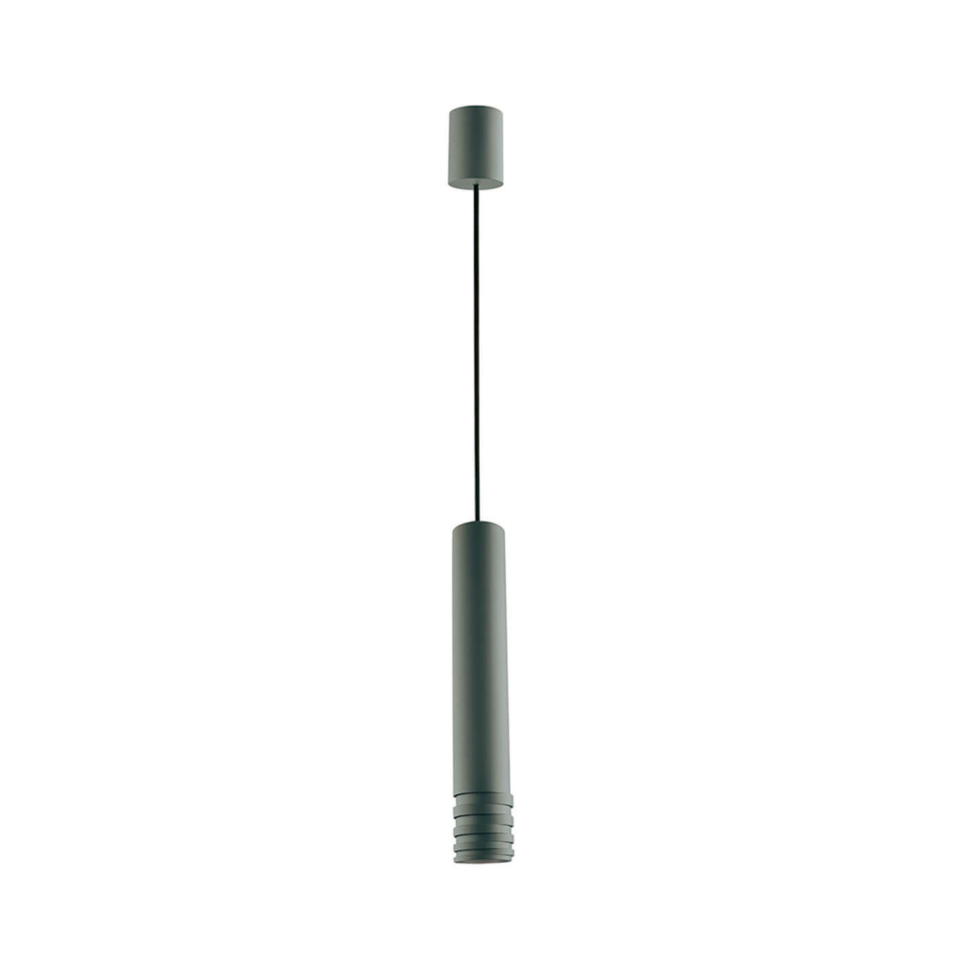 Cauti un pendul gri PALOMA din metal, design minimalist, modern, pentru living, dining sau dormitor din colectia de lustre si candelabre Domicilio?