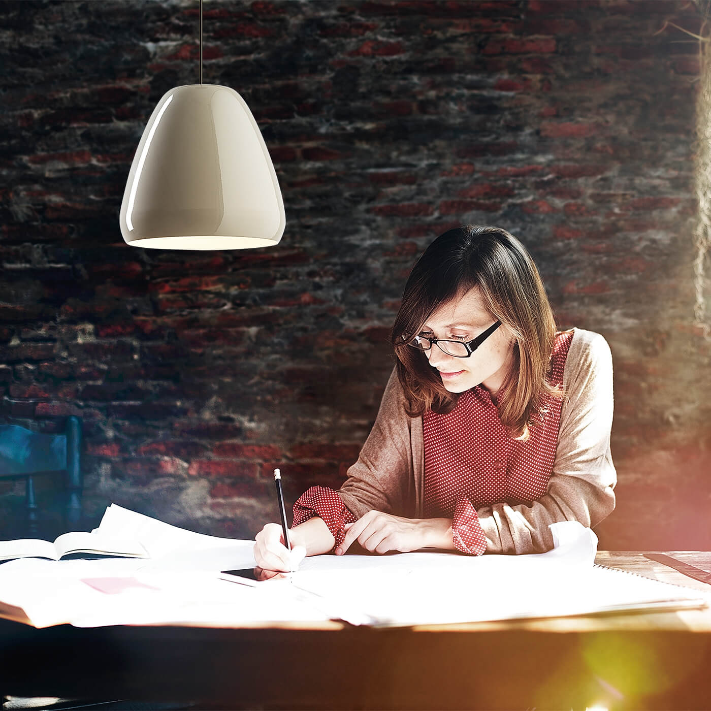 Pendul gri RANG – Corp de iluminat design modern din colectia de lampi suspendate si lustre DOMICILIO