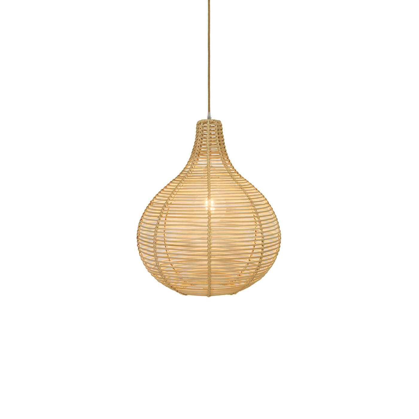 Cauti un pendul natur BOLITA S2 din ratan si lemn, design modern, pentru living, dining sau dormitor din colectia de lustre si candelabre Domicilio?