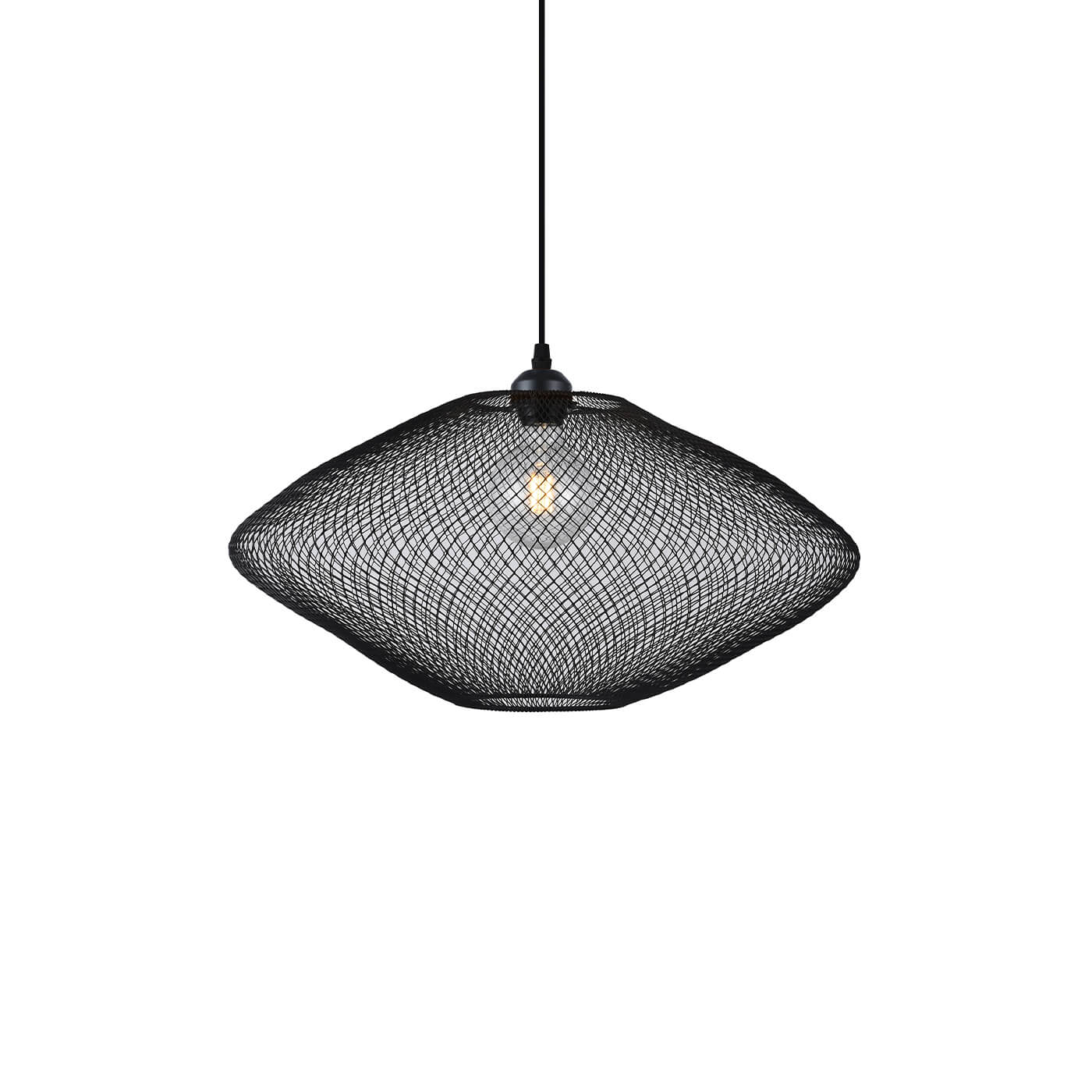 Cauti un pendul negru ELECTRA 52 din metal, design modern, pentru living, dining sau dormitor din colectia de lustre si candelabre Domicilio?