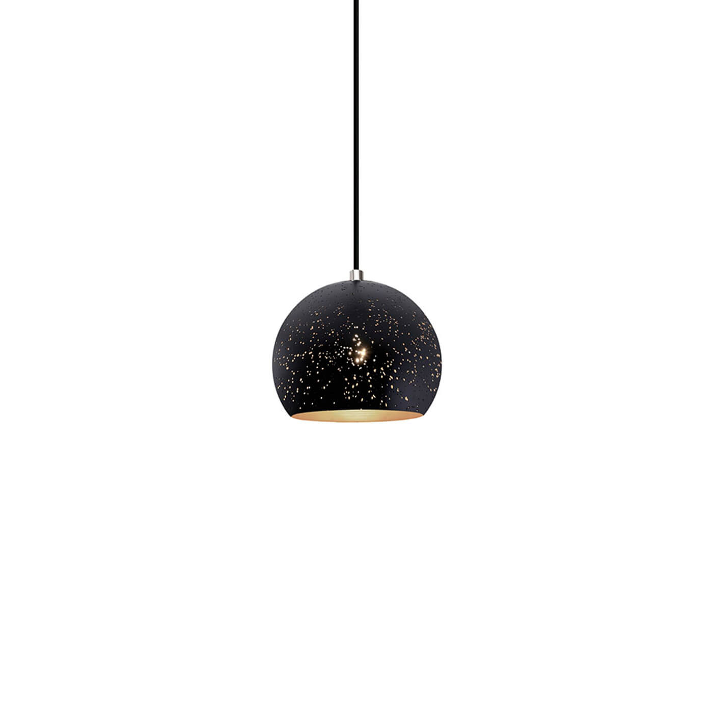 Cauti un pendul negru GALAXY S1 din metal, design modern, minimalist, pentru living, dining sau dormitor din colectia de lustre si candelabre Domicilio?