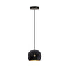 Cauti un pendul negru GALAXY S1 din metal, design modern, minimalist, pentru living, dining sau dormitor?