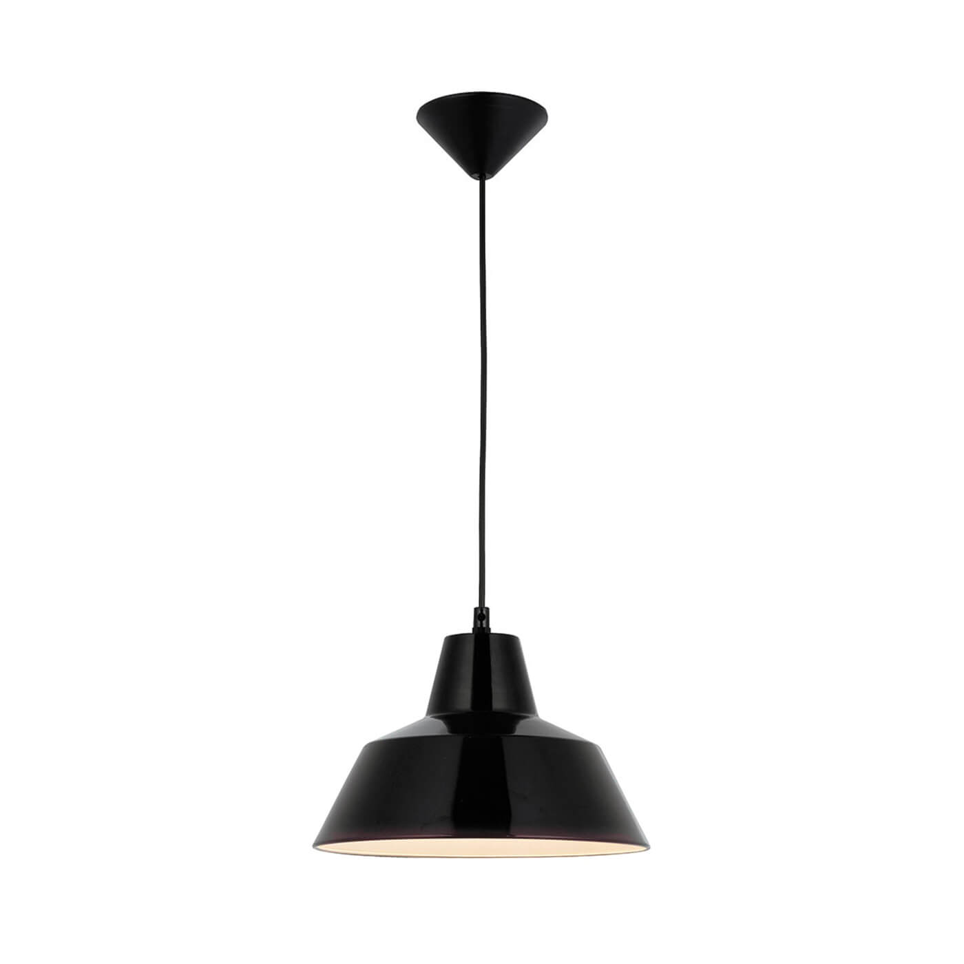 Cauti un pendul negru GLEN din metal, design modern, minimalist, pentru living, dining sau dormitor din colectia de lustre si candelabre Domicilio?