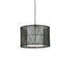 Cauti un pendul negru GRIDO din bambus, design modern, elegant, pentru living, dining sau dormitor din colectia de lustre si candelabre Domicilio?