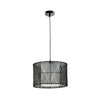 Cauti un pendul negru GRIDO din bambus, design modern, elegant, pentru living, dining sau dormitor?