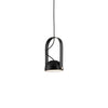 Cauti un pendul negru HEMI cu LED 6W, design modern, elegant, pentru living, dining sau dormitor din colectia de lustre si candelabre Domicilio?