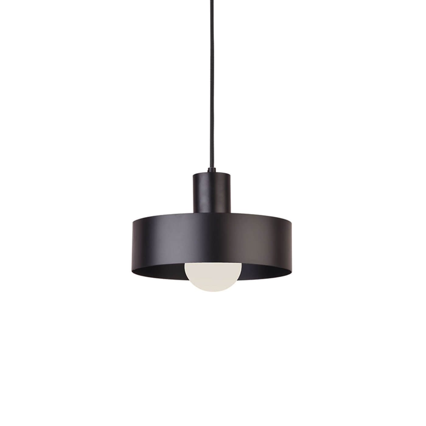 Cauti un pendul negru NORTON S1 din metal, design elegant, modern, pentru living, dining sau dormitor din colectia de lustre si candelabre Domicilio?