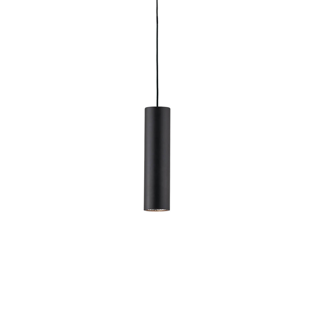 Pendul minimalist negru TUBE 1x75W E27