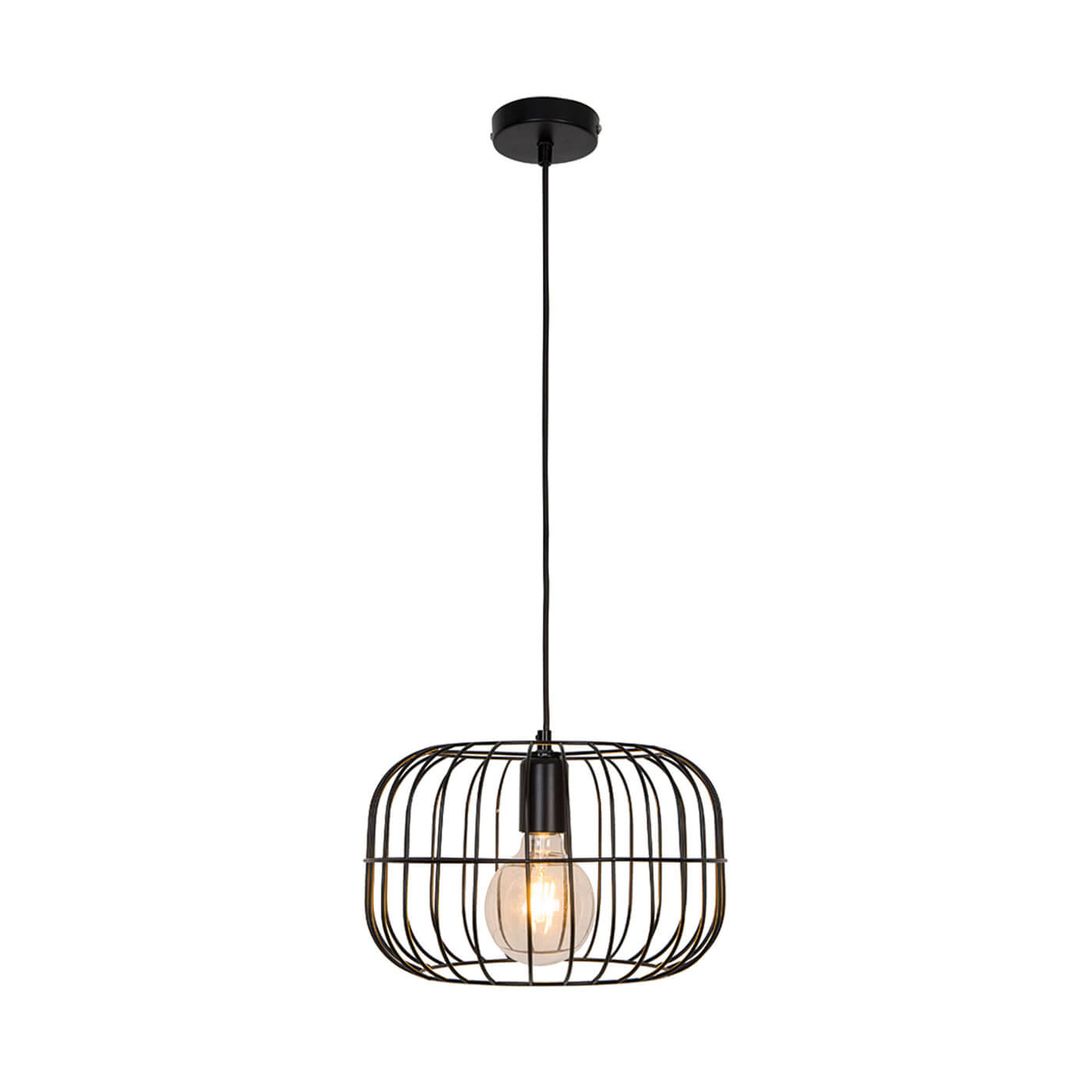 Cauti un pendul negru ZENITH din metal, design  modern, pentru living, dining sau dormitor din colectia de lustre si candelabre Domicilio?