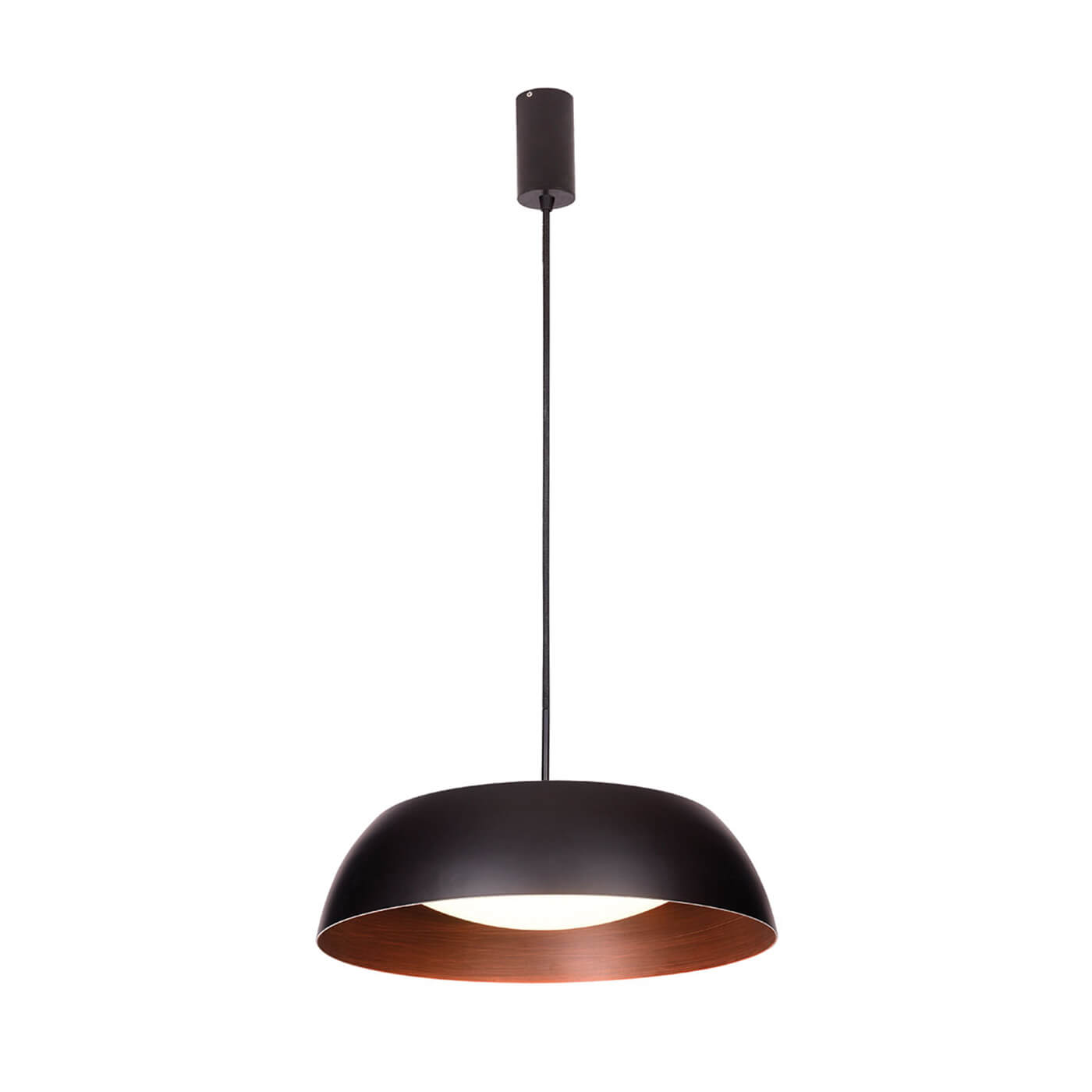 Cauti un pendul negru maroniu CHESTER cu LED 24W, design modern, futurist, pentru living, dining sau dormitor din colectia de lustre si candelabre Domicilio?