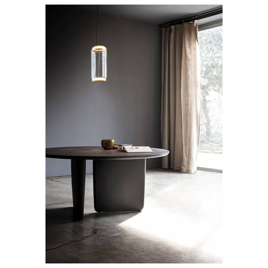 Cauti un pendul transparent din sticla WANDA S1 cu LED - Corp de iluminat Design modern, minimalist si futurist, pentru dormitor, spatii comerciale sau horeca din colectia de lampi suspendate si lustre Domicilio 2021?