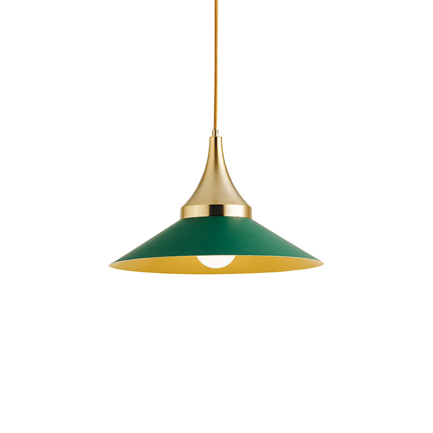 Cauti un pendul verde MENTA S3 din metal, design minimalist, modern, pentru living, dining sau dormitor din colectia de lustre si candelabre Domicilio?