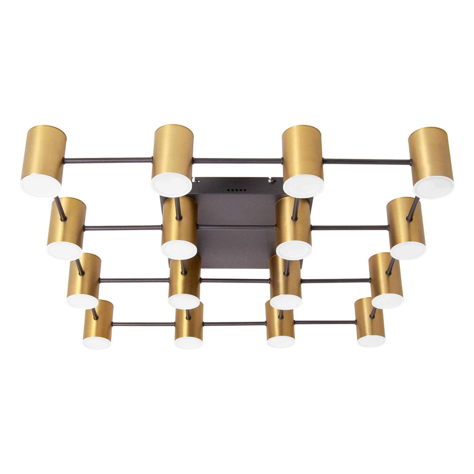 Lampa suspendata BOUGIE S2 - Design nou, negru, auriu pentru living